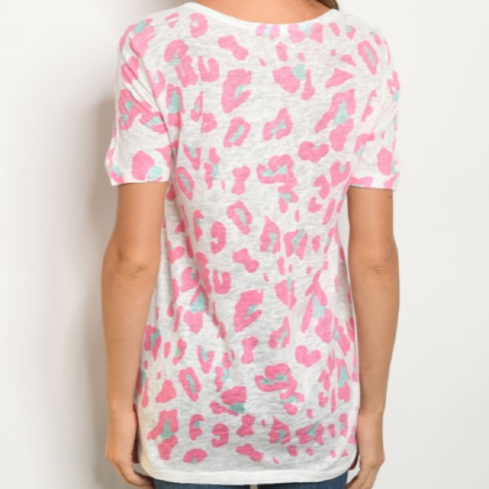 Pink & White Spotted Tunic Top - Picture 7 of 7